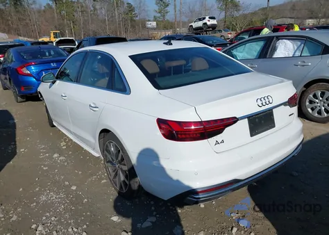 2021 Audi A4 Premium 40 Tfsi Quattro S Tronic from USA, damaged, VIN WAUABAF41MA019278